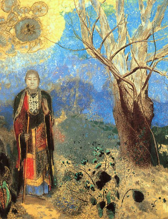 Odilon Redon The Buddha oil painting image